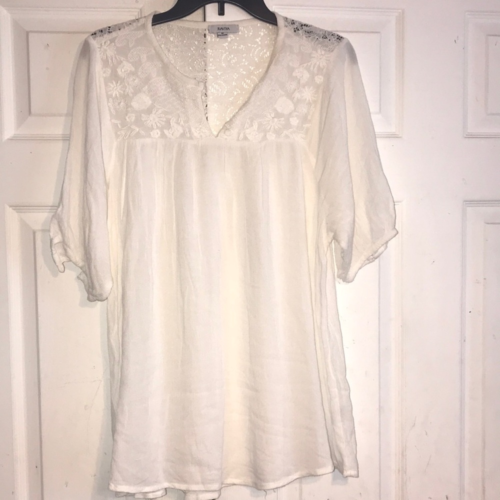 Women’s Embroidered Peasant Top